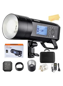 Buy Godox AD400Pro All-in-One External Flash features 400 power, 0.01-1 second recycle time, 12 continuous flashes at 1/16 power output, 30W LED in Saudi Arabia