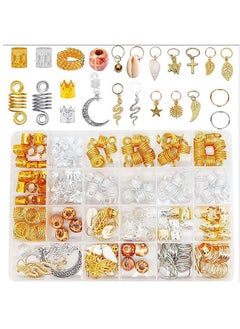 اشتري 173pcs Wig Dirty Braid Accessory Set Hair Ring Box Set في الامارات