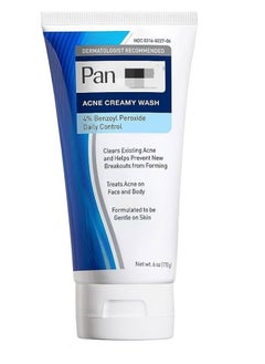 اشتري Pan Benzoyl Peroxide Acne Cream Wash 4% 170g في الامارات