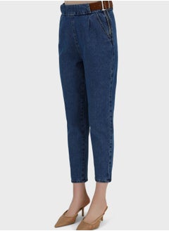 Buy High Waist Denim Jeans in UAE