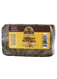 Buy Okay Pure Naturals, African Black Bar Soap, Original, 5.5 oz (156 g) in UAE