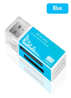 Buy 4 In 1 USB Card Reader Adapter For Memory Stick Pro Duo Micro SD/T-Flash/M2/MS in UAE