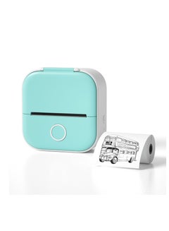 اشتري Pocket Sticker Printer T02 Mini Pocket Thermal Printer  Wireless Bluetooth Photo Printer for DIY Journal Notes Memo Photo Mini Receipt Printer Compatible with iOS & Android في الامارات