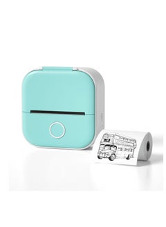 Buy Pocket Sticker Printer T02 Mini Pocket Thermal Printer  Wireless Bluetooth Photo Printer for DIY Journal Notes Memo Photo Mini Receipt Printer Compatible with iOS & Android in UAE