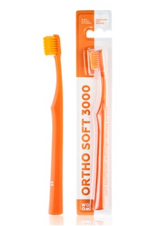 Buy WOOM Toothbrush ORTHO Soft 3000 for Cleaning Braces, Implants, Bridges in UAE