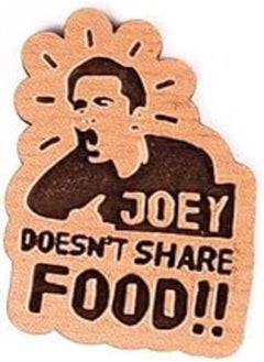 Buy Laser Crafts Joey Don't Share Food Friends Wood Fridge Magnet in Egypt