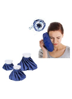 Buy Reusable Hot and Cold Therapy Ice Bags for Injuries and Pain Relief - Pack of 3 in UAE