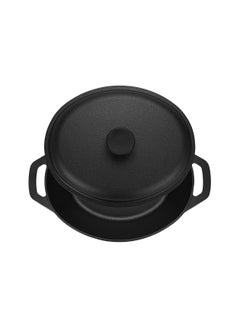 Buy Casserole with Cast Iron Lid 33x26cm/6LTR with Lid Cast Iron in UAE