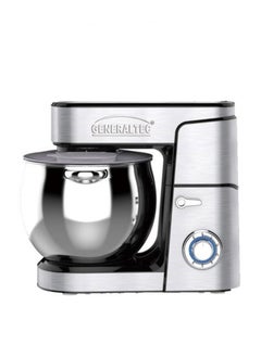 اشتري Generaltec Stand Mixer Compact Kitchen Machine, 2000 watt, Stylish Stainless Steel Body and bowl with two handles, Robust metal, gear system for heavy duty في الامارات