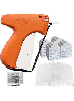 اشتري Tagging Gun for Clothing, Standard Retail Price Tag Attacher Gun Kit for Clothes Labeler with 6 Needles & 400pcs White Tags & 2000pcs Barbs Fasteners for Store Warehouse Consignment Garage Yard Sale في الامارات