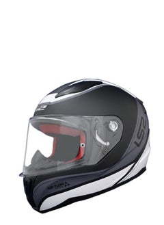 Buy LS2 HELMET FF353 RAPID Full Face Racing Helmet - Size 2XL - Color Deeper White Black Grey in Egypt