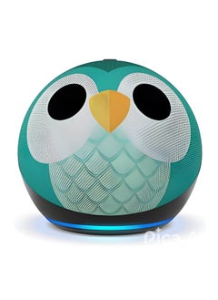 Buy Echo Dot Kids owl shape fifth generation latest version in UAE