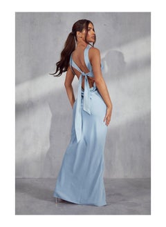 اشتري Premium Cowl Neck Draped Maxi Dress في السعودية