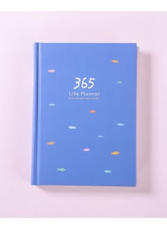 Buy 365 Days Daily Weekly Monthly Planner By Shining Soul, A5 Cute (small) Personal Pocket Diary Hard Cover, Office Notebook Stationery Calendar Schedule (Blue) in Saudi Arabia