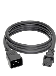 Buy DKURVE® C20 to C13 Extension Heavy Duty Power Cable Black 1.5MM, Length 3Meter in UAE