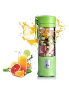 Buy Mini Portable USB Electric Fruit and Vegetable Juicer for Camping, Green in Egypt