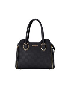 Buy Fashionable Ladies Top handle Bags Handbags for women Shoulder Crossbody bag Black in UAE
