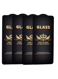 Buy G-Power 9H Tempered Glass Screen Protector Premium With Anti Scratch Layer And High Transparency For Samsung Galaxy A12 6.5 Inch Set Of 4 Pieces - Transparent in Egypt
