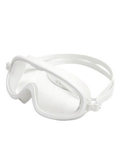 Buy Swim Goggles No Leaking Anti-Fog Pool Goggles Swimming Goggles for Adult Men Women Youth, UV Protection 180° Clear Vision White in Saudi Arabia