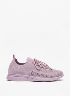 Buy Womens OAKLAN Textured Lace-Up Sports Shoes in UAE