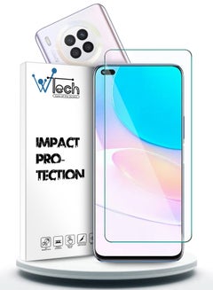 Buy Tempered Glass Screen Protector For Tempered Glass Screen Protector For Huawei Nova 8i / Honor 50 Lite Clear  Clear in Saudi Arabia