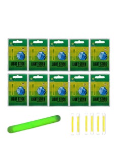 اشتري SYOSI, Upgraded Fishing Green Light Sticks, Brighter Longer Lasting Fishing Glow Sticks Used on Float, Bobbers, Pole, Fishing Accessories في الامارات