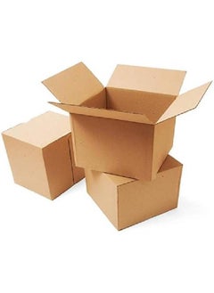 Buy Cardboard carton box for transportation and packing (55 x 55 x 50 cm, capacity 35 kg each) (10) in Egypt