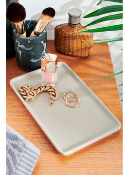 اشتري Jewelry Ceramic Small Tray, Gray في الامارات