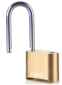 اشتري 4-Dials Combination Padlock, Alloy Steel Security Lock for Door, Cabinets, Toolbox (1 Pack, Large) في الامارات