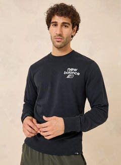 اشتري Logo Print Sport Crew Neck Sweatshirt في السعودية