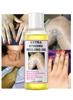 Buy Yellow Peeling Oil 110ml Super Strength Dead Skin Remover Skin Moisturizing Hydrating Butter Peeling Remove Dead Skin and Calluses on Feet and Hand Dark Spot Peeling Oil in UAE