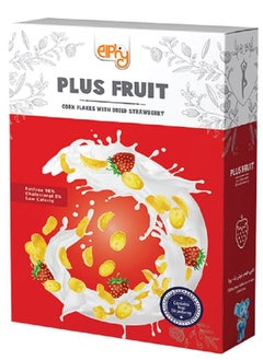 Buy Elphy Plus Fruit breakfast cereal with dried strawberry 300g in UAE