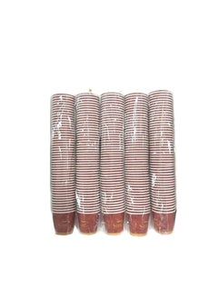 Buy 100 pieces paper cups for hot drinks, tea and coffee, size 9 ounces in Egypt