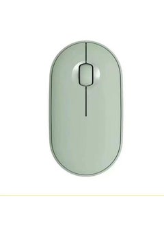 اشتري Cross-border Logitech M350 2.4G Bluetooth Dual-mode Mute Notebook Pebble Wireless Mouse Mint green في الامارات