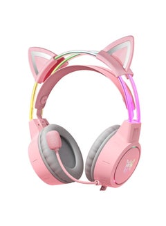 Buy ONIKUMA X15pro RGB Headphones Luminous Cat Ear Stereo Electronic Sports Noise Canceling Computer Gaming Headset in Saudi Arabia