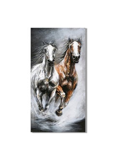 اشتري Rabat Horses Running Towards Success Canvas Wall Art Running Horse Canvas Painting Dynamic Equestrian Artwork Modern Wall Art Wall Decoration Arts For Bedroom Living Room Home Office70X140X3Cm في الامارات