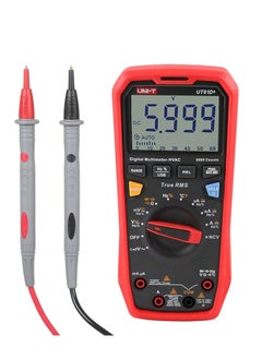 Buy UNI-T UT61D+ Digital Multimeter, True RMS, High-Precision AC/DC Voltage, Current, Resistance, Capacitance, Frequency, and Temperature Tester with LCD Display in UAE