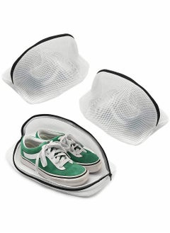 اشتري Shoe Wash Bags, Set of 3 Reusable Mesh Shoe Laundry Bags for Sneakers, Trainers, Running Shoes, Fit up to Menâ€ في الامارات