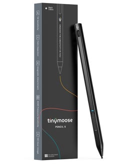 اشتري قلم مايكروسوفت سيرفس Pro / Book / Laptop / Go مع حساسية ضغط دقيقة ورفض راحة اليد وحساسية الميل - أسود في الامارات