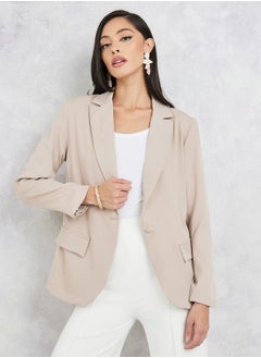 Buy Regular Fit Single Breasted Regular Length Blazer in Saudi Arabia