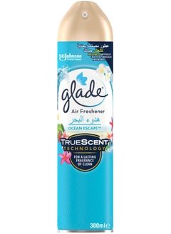 Buy Glade Aerosol Ocean Escape Air Freshener, Refresh Every Room In Your Home, 300ml in UAE