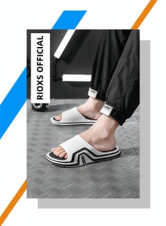 Buy Unisex Shower Slippers Mens Womens Anti-Slip Soft Sole Sandal Slippers For Bathroom Or Indoor Use in UAE