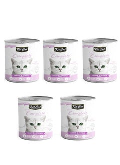 Buy 5Pc Complete Cuisine Chicken And Skipjack In Broth Cat Wet Food 150g in UAE