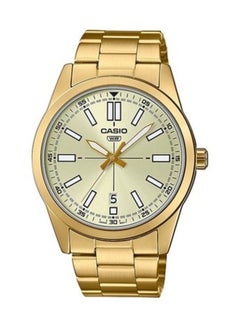 اشتري Casio Analog Gold Dial Men's Watch-MTP-VD02G-9EUDF في الامارات