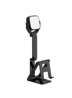 Buy D2 Foldable Desktop Phone Holder Tablet Stand with Fill Light in UAE