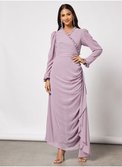 Buy Wrap Detail Dress For Women in UAE