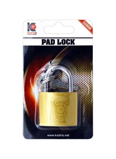 Buy Heavy-Duty Security Padlock HA-1427, Weather-Resistant in Solid Brass Lock 30MM - Padlock  shackle with Keys for Sheds, Storage Unit, School, Gym Locker, Fence, Toolbox, Hasp Storage in UAE