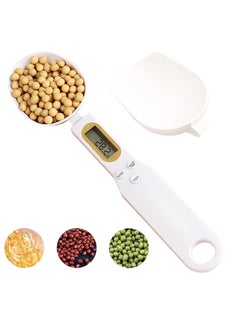 Buy Digital Spoon Scale with Replaceable Spoons, Electronic Measuring Spoon, Detachable, High Precision Kitchen Scale, 500g/0.1g, Tare Function, LCD Display for Home, Food and Coffee Weighing in UAE