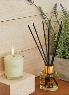 Buy Jasmine, Rose & Frankincense Candle & Diffuser Set in UAE