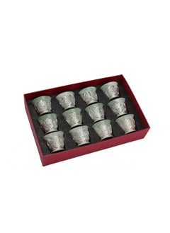 Buy 12 Pcs Ceramic Arabic Coffee Cups Set in Saudi Arabia